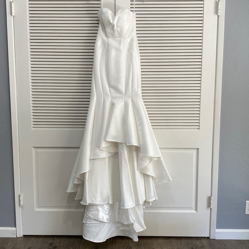 Alyce Paris White Evening Gown - Picture 2 of 5